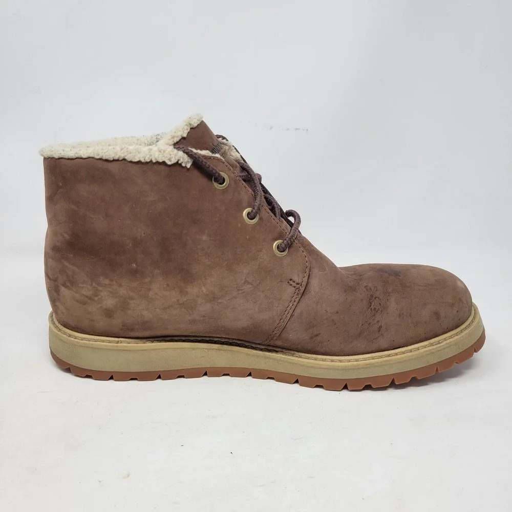 Timberland Men's Waterproof‎ Insulated Leather Chukka Boots Brown Size 10